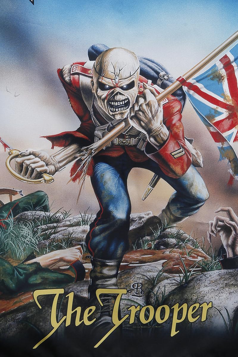 Iron Maiden Bandeira do Trooper 66 x 105 cm 42 x 71 cm | Amazon.com.br